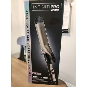 New In Box Infiniti PRO Conair 1.5" Nano Tourmaline Ceramic Curling Iron